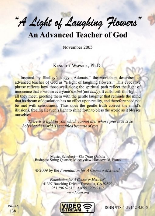“A Light of Laughing Flowers”: An Advanced Teacher of God [EHVIDEOSTR] - Image 4