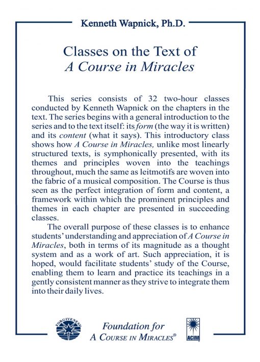 Classes on the Text of <i>A Course in Miracles</i> [EHVIDEOSTR] - Image 2