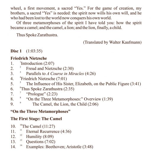 “On the Three Metamorphoses”: Nietzsche, <i>A Course in Miracles</i>, and the Stages of Spirituality [AUDIOSTR] - Image 4