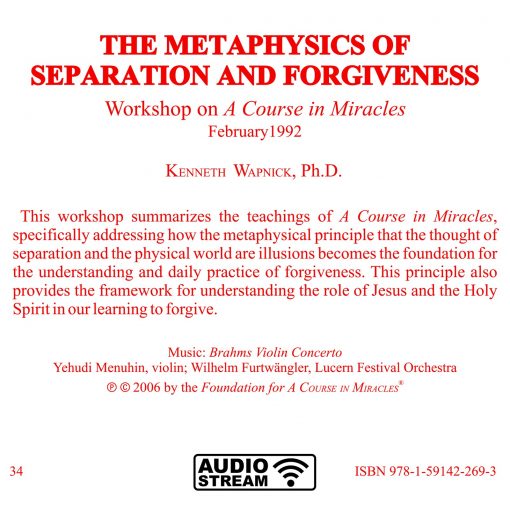 The Metaphysics of Separation and Forgiveness [AUDIOSTR] - Image 5