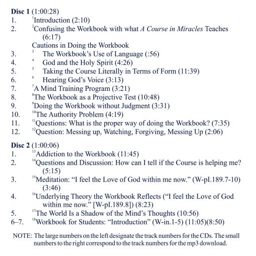 The Workbook of <i>A Course in Miracles</i>: Its Place in the Curriculum – Theory and Practice [AUDIOSTR] - Image 3