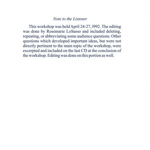 The Workbook of <i>A Course in Miracles</i>: Its Place in the Curriculum – Theory and Practice [AUDIOSTR] - Image 2