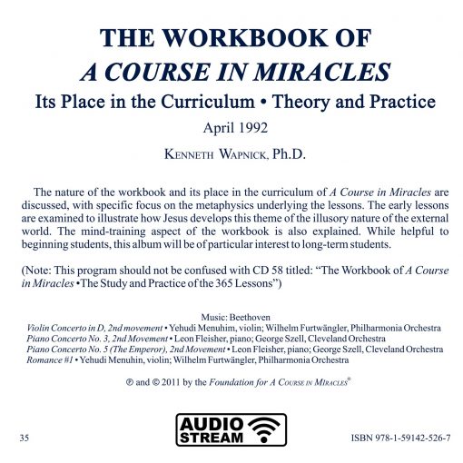 The Workbook of <i>A Course in Miracles</i>: Its Place in the Curriculum – Theory and Practice [AUDIOSTR] - Image 11