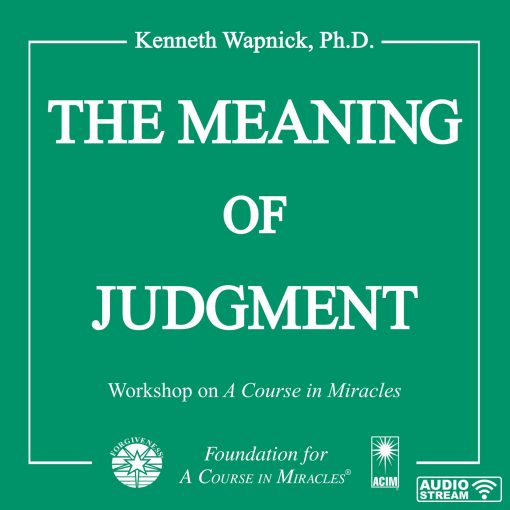 The Meaning of Judgment [AUDIOSTR]