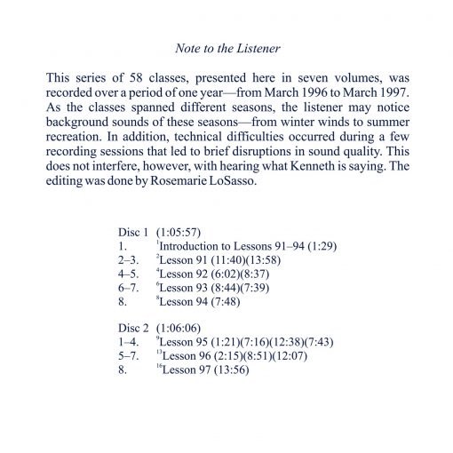 The Workbook Lessons of <i>A Course in Miracles</i>: The Study and Practice of the 365 Lessons [AUDIOSTR] - Image 12