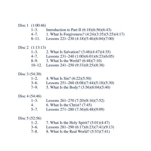 The Workbook Lessons of <i>A Course in Miracles</i>: The Study and Practice of the 365 Lessons [AUDIOSTR] - Image 28