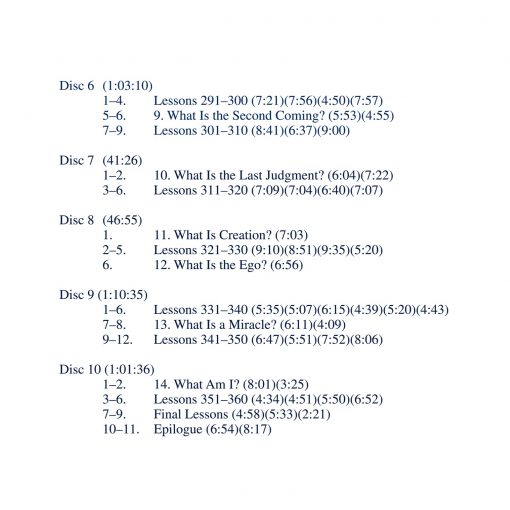 The Workbook Lessons of <i>A Course in Miracles</i>: The Study and Practice of the 365 Lessons [AUDIOSTR] - Image 29