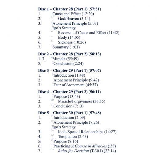 Classes on the Text of <i>A Course in Miracles</i> [AUDIOSTR] - Image 30
