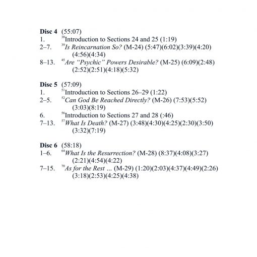 Classes on the Manual for Teachers of <i>A Course in Miracles</i> [AUDIOSTR] - Image 10