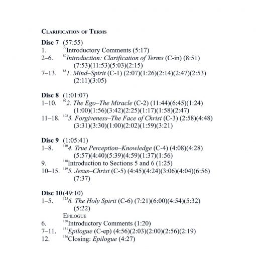 Classes on the Manual for Teachers of <i>A Course in Miracles</i> [AUDIOSTR] - Image 11