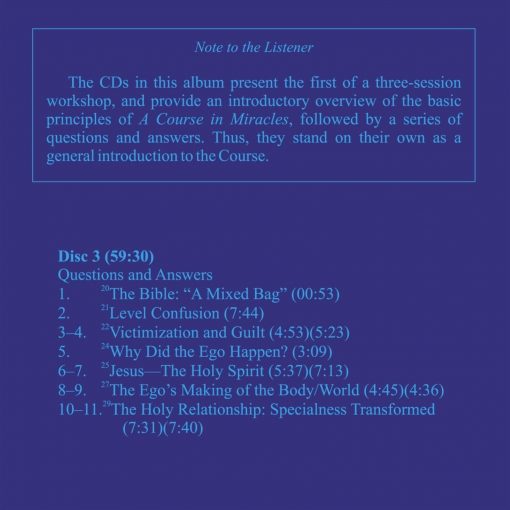 The Ego and Forgiveness: An Introductory Overview of <i>A Course in Miracles</i> [AUDIOSTR] - Image 3