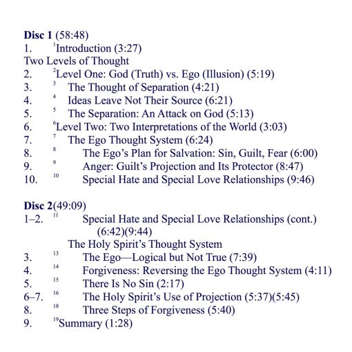The Ego and Forgiveness: An Introductory Overview of <i>A Course in Miracles</i> [AUDIOSTR] - Image 2