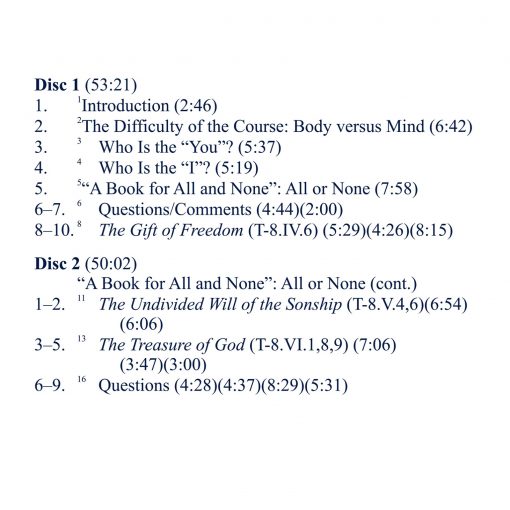 <i>A Course in Miracles</i>: “A Book for All and None” [AUDIOSTR] - Image 3