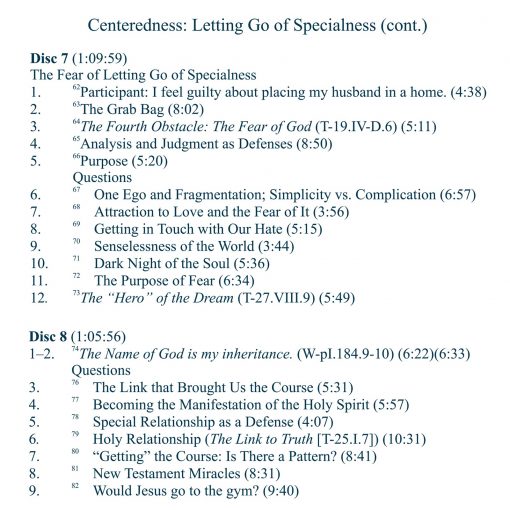 The Quiet Center: Through Specialness to Love [AUDIOSTR] - Image 7