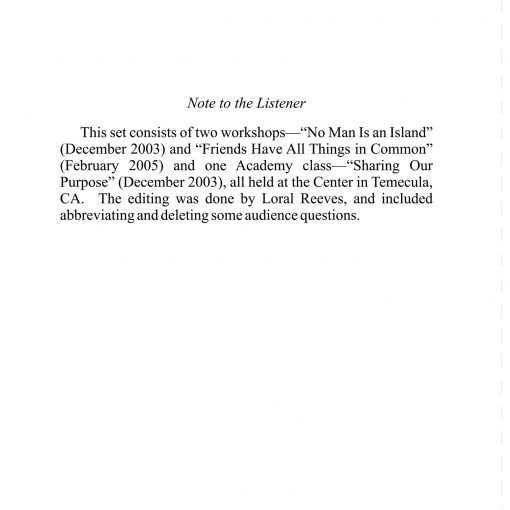 “No Man Is an Island”: Our Common Purpose [AUDIOSTR] - Image 2