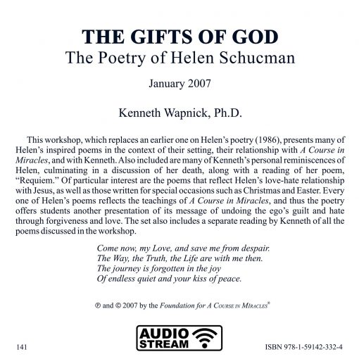 “The Gifts of God”: The Poetry of Helen Schucman [AUDIOSTR] - Image 9