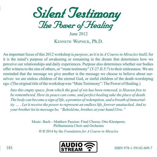 “Silent Testimony”: The Power of Healing [AUDIOSTR] - Image 5