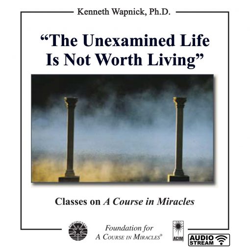 “The Unexamined Life Is Not Worth Living” [AUDIOSTR]