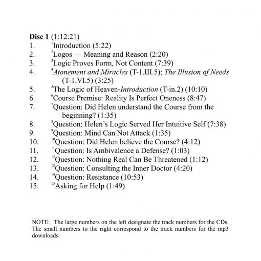 The Logic of <i>A Course in Miracles</i>: The Ego and The Holy Spirit [AUDIOSTR] - Image 2