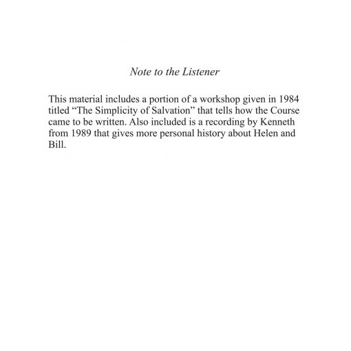 The Origin of <i>A Course in Miracles</i> [AUDIOSTR] - Image 2