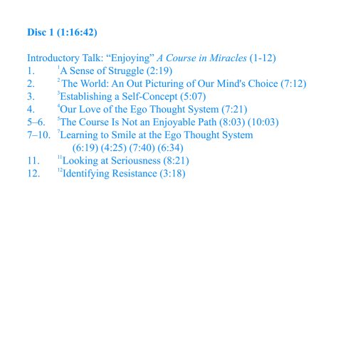 “Enjoying” <i>A Course in Miracles</i> [AUDIOSTR] - Image 2